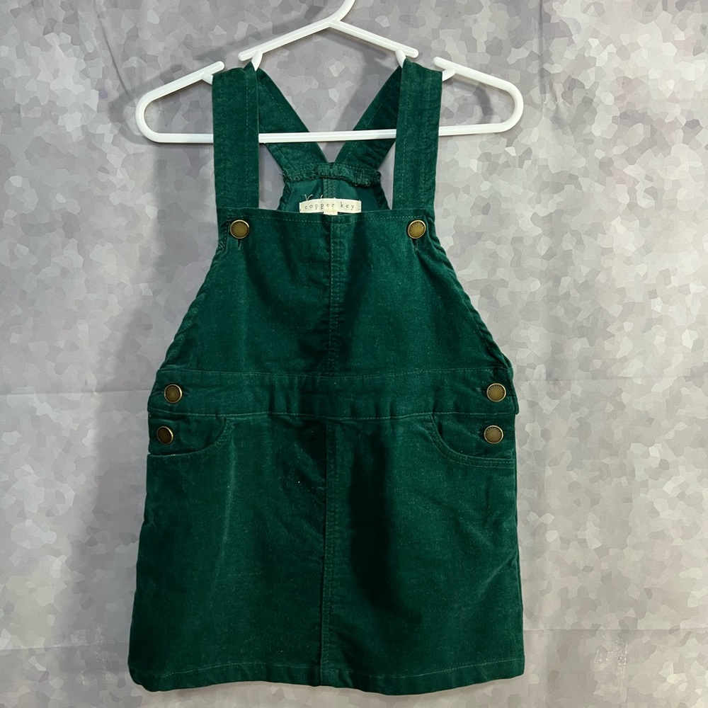 copper key GREEN CORDUROY JUMPER.